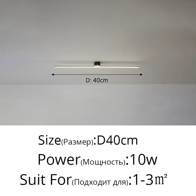 DecorBites™ LED Strip Ceiling Light: Modern, Simple, Stylish Indoor Lighting for Home, Bedroom, Hallway