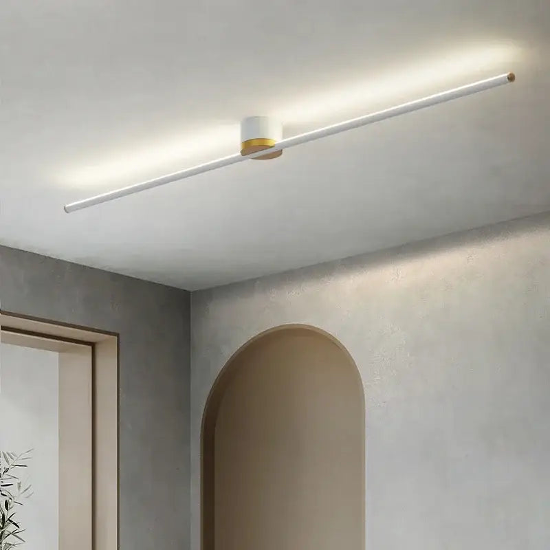 DecorBites™ LED Strip Ceiling Light: Sleek Modern Design for Home Lighting Ambiance