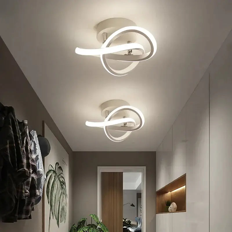 إضاءة سقف شرائط LED DecorBites™: مصابيح ديكور منزلي عصرية بسيطة لغرفة المعيشة، الدرج، الشرفة