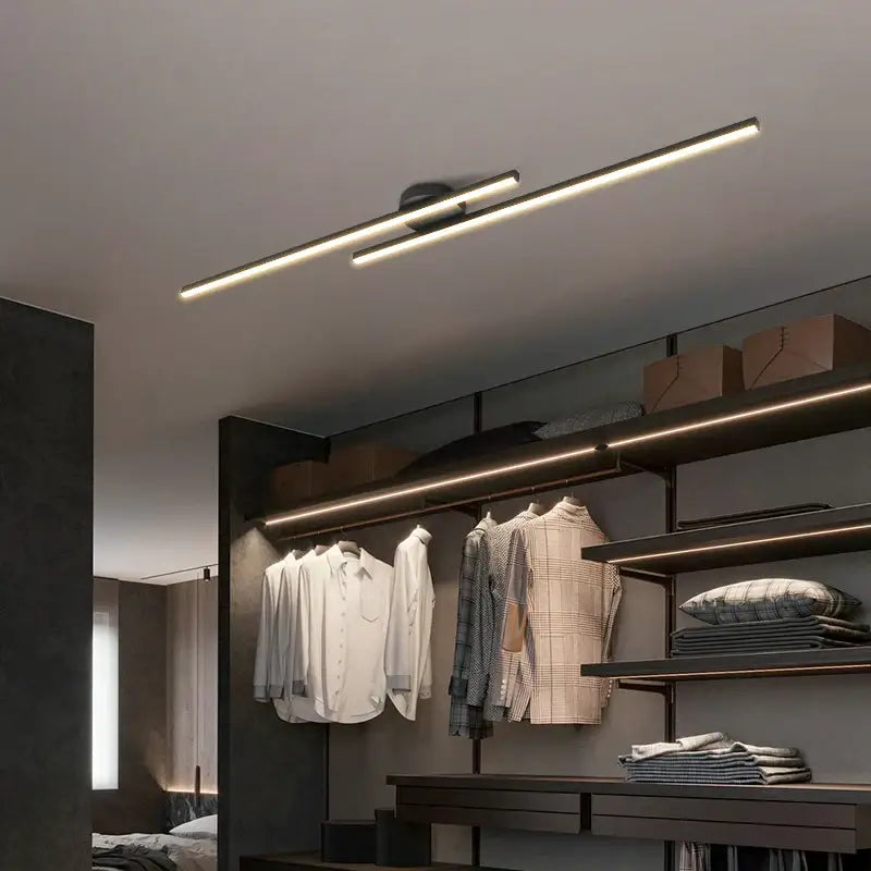 DecorBites™ LED Strip Chandelier Modern Creative Ceiling Lamp for Aisle Corridor Balcony Lighting
