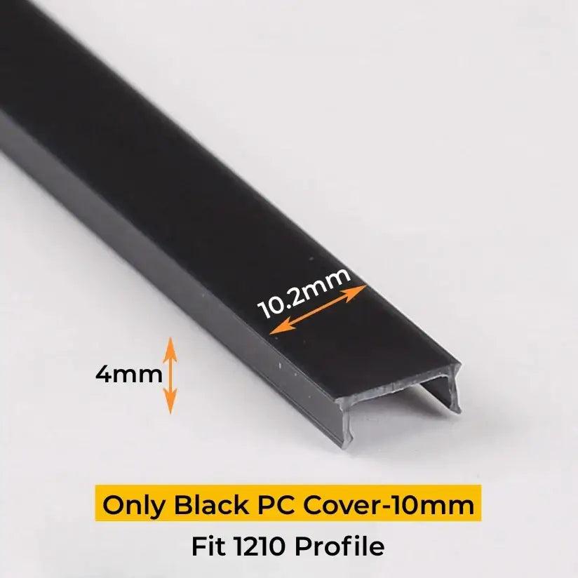 DecorBites™ LED Strip Channel Diffuser for Flexible Replaceable LED Aluminum Profile Light Cover