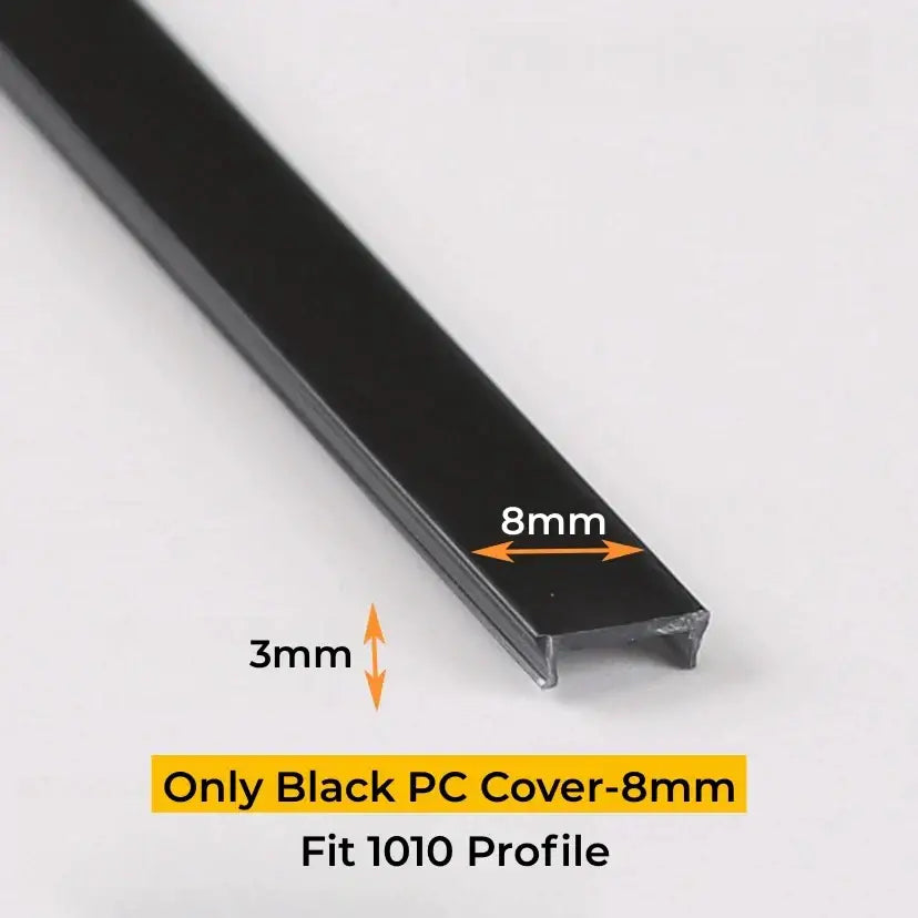 DecorBites™ LED Strip Channel Diffuser for Flexible Replaceable LED Aluminum Profile Light Cover