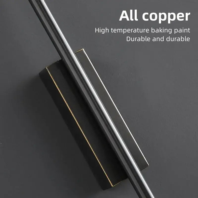 مصباح حائط LED نحاسي من DecorBites™ لغرفة المعيشة وغرفة النوم والممر والبهو