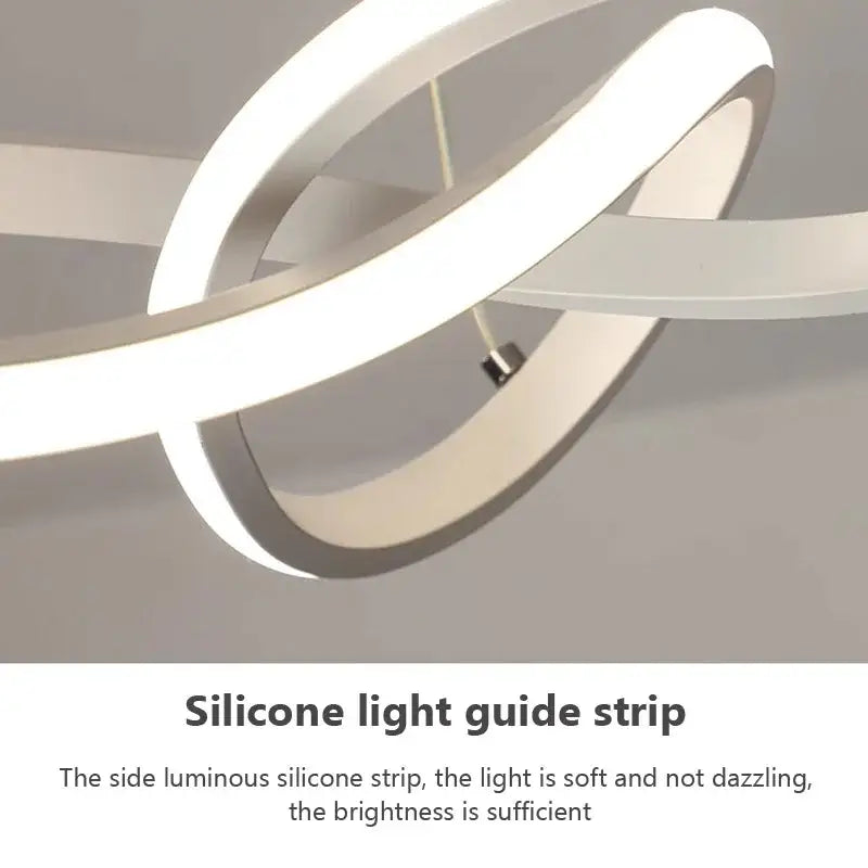 DecorBites™ شريط إضاءة LED مصباح قلادة عصري لتركيبات ديكور المنزل