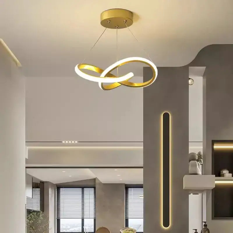 DecorBites™ شريط إضاءة LED مصباح قلادة عصري لتركيبات ديكور المنزل