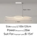 DecorBites™ LED Strip Pendant Chandelier for Living Dining Kitchen Island, Minimalist Home Decor Fixture
