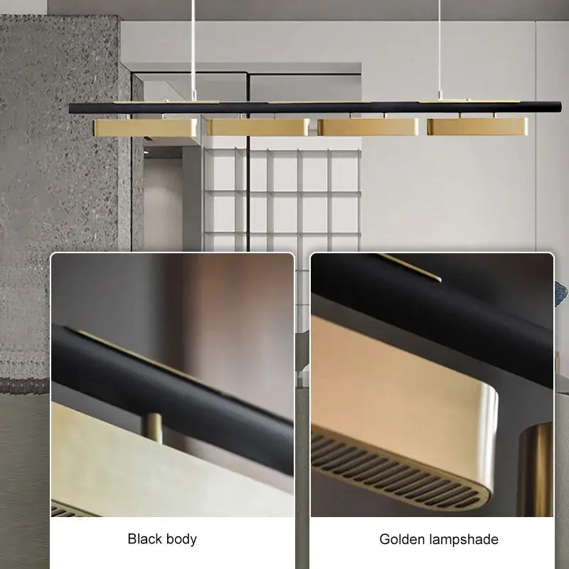 DecorBites™ LED Strip Pendant Lights for Modern Home Dining