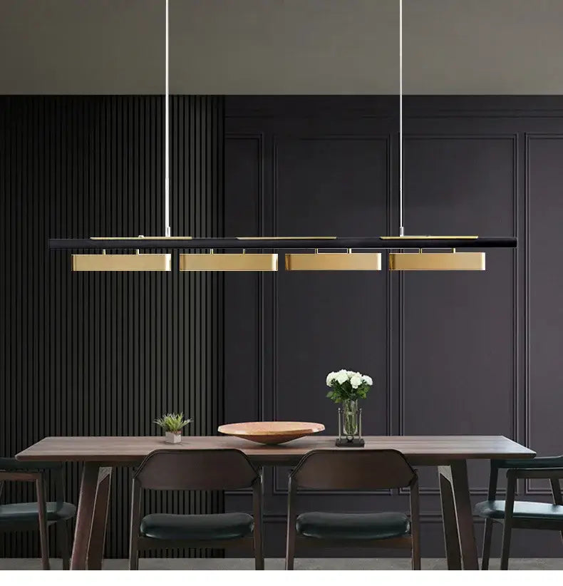 DecorBites™ LED Strip Pendant Lights for Modern Home Dining
