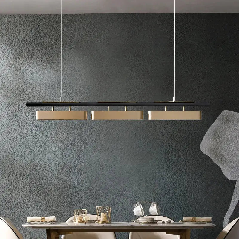 DecorBites™ LED Strip Pendant Lights for Modern Home Dining