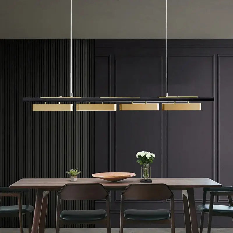 DecorBites™ LED Strip Pendant Lights for Modern Home Dining