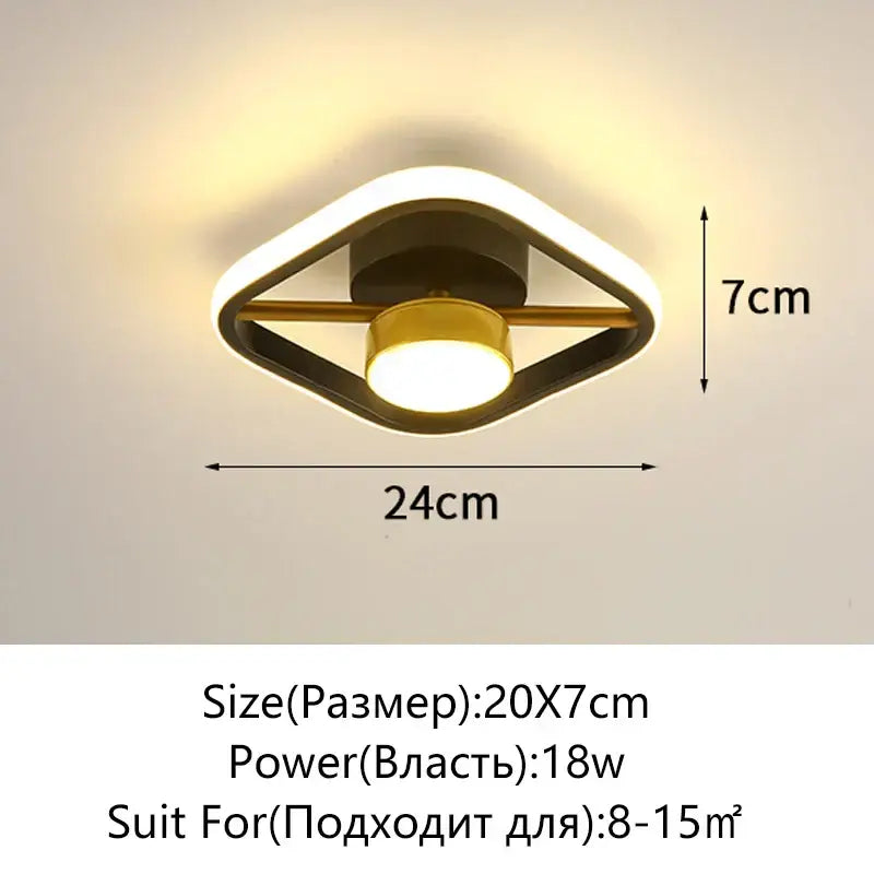 DecorBites™ LED Surface Mounted Aisle Ceiling Lights for Home Lighting