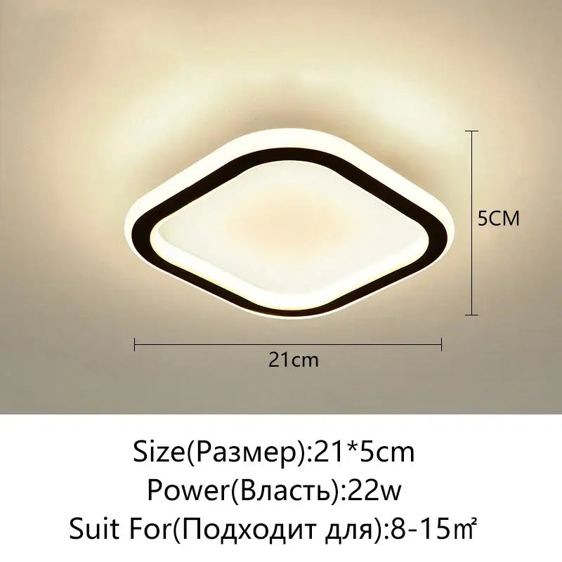 DecorBites™ LED Surface Mounted Aisle Ceiling Lights for Home Lighting