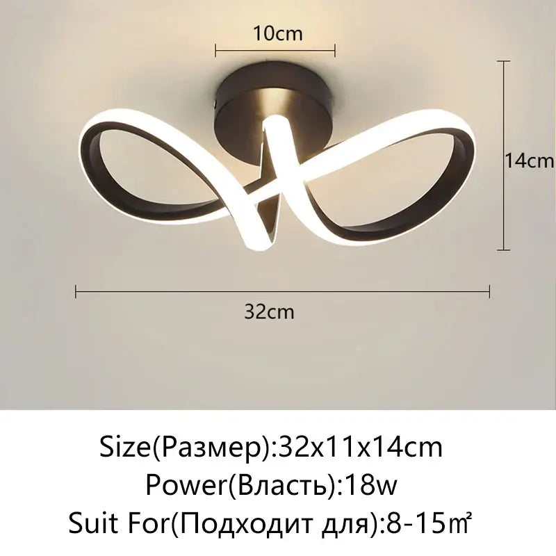 DecorBites™ LED Surface Mounted Aisle Ceiling Lights for Home Lighting