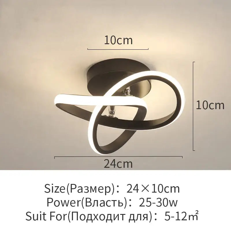 DecorBites™ LED Surface Mounted Aisle Ceiling Lights for Home Lighting