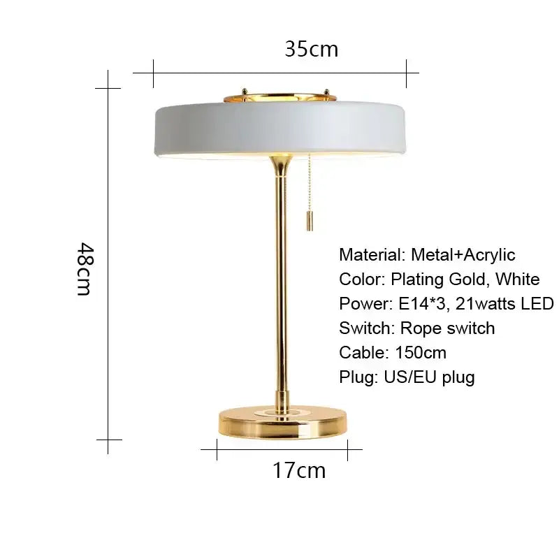 DecorBites™ LED Table Lamp - Postmodern Nordic Designer Reading Light