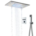 DecorBites™ LED Thermostatic Shower Faucet Set Rain Waterfall System with Remote Control