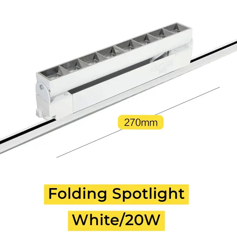 DecorBites™ LED Track Lamps: Modern 20/30W Ceiling Rail Floodlight for Living Room, Store Lighting