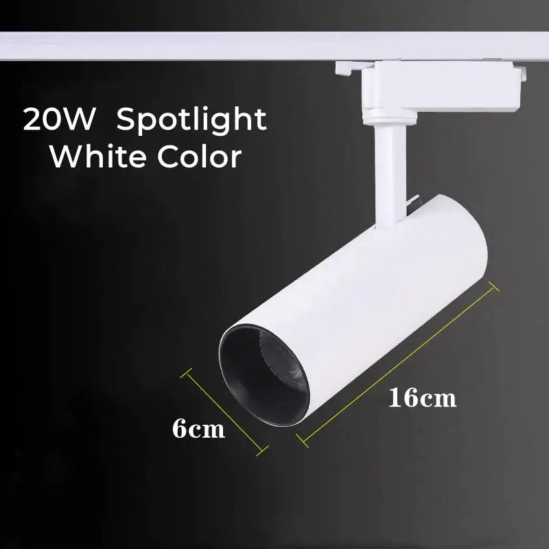 DecorBites™ LED Track Lamps: Modern 20/30W Ceiling Rail Floodlight for Living Room, Store Lighting
