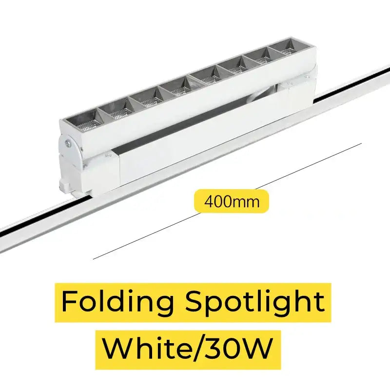DecorBites™ LED Track Lamps: Modern 20/30W Ceiling Rail Floodlight for Living Room, Store Lighting