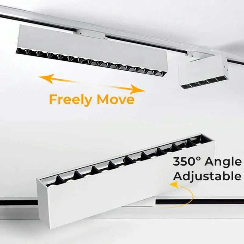 DecorBites™ LED Track Light 10/20W COB Adjustable Grille Spot Lamp Linear Fill Rail Lighting