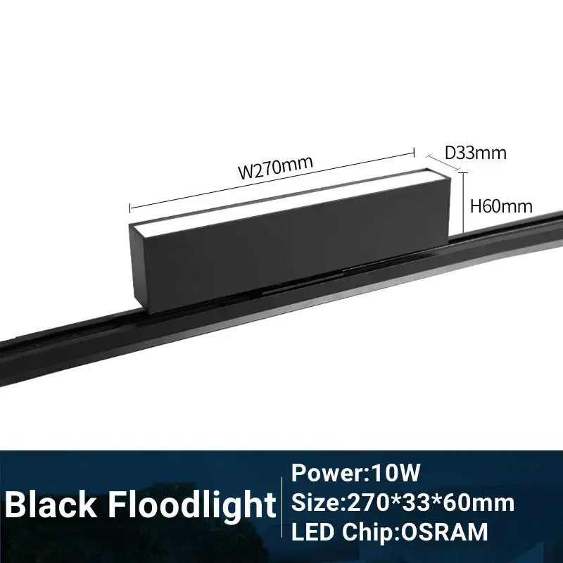 DecorBites™ LED Track Light 10/20W COB Adjustable Grille Spot Lamp Linear Fill Rail Lighting