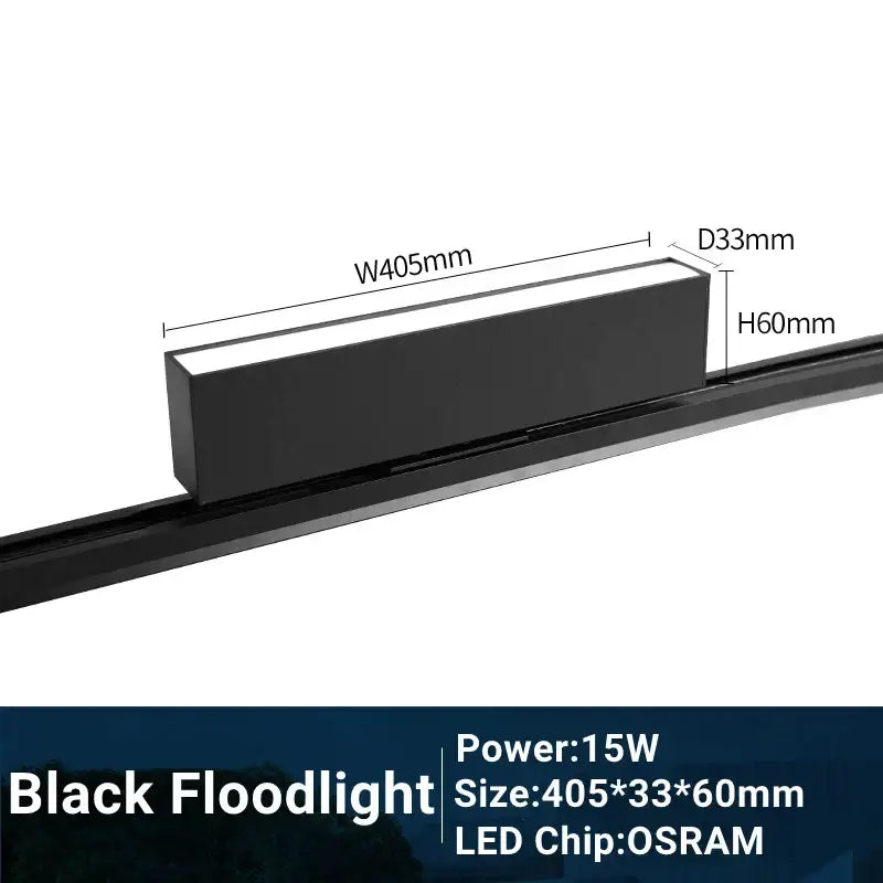 DecorBites™ LED Track Light 10/20W COB Adjustable Grille Spot Lamp Linear Fill Rail Lighting