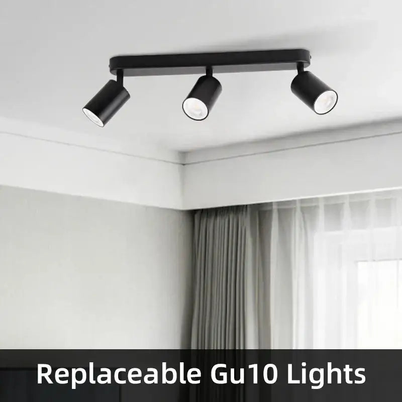 DecorBites™ LED Track Spot Light GU10 Bulb Replacement Spotlight for Bedroom Corridor Shop