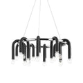 DecorBites™ LED Tube Chandelier Lighting High Ceiling Lustre Hanging Lamps for Home Deco