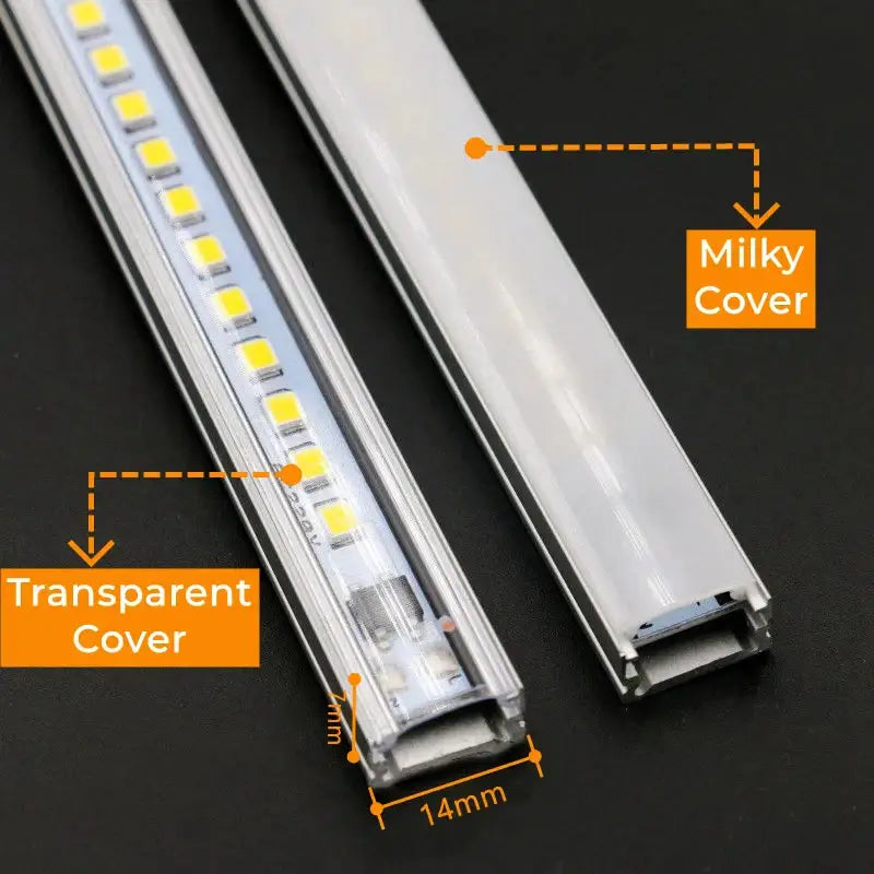 مصباح أنبوبي LED من DecorBites™ SMD2835 بـ 72 لمبة LED إضاءة شريطية لخزانة العرض