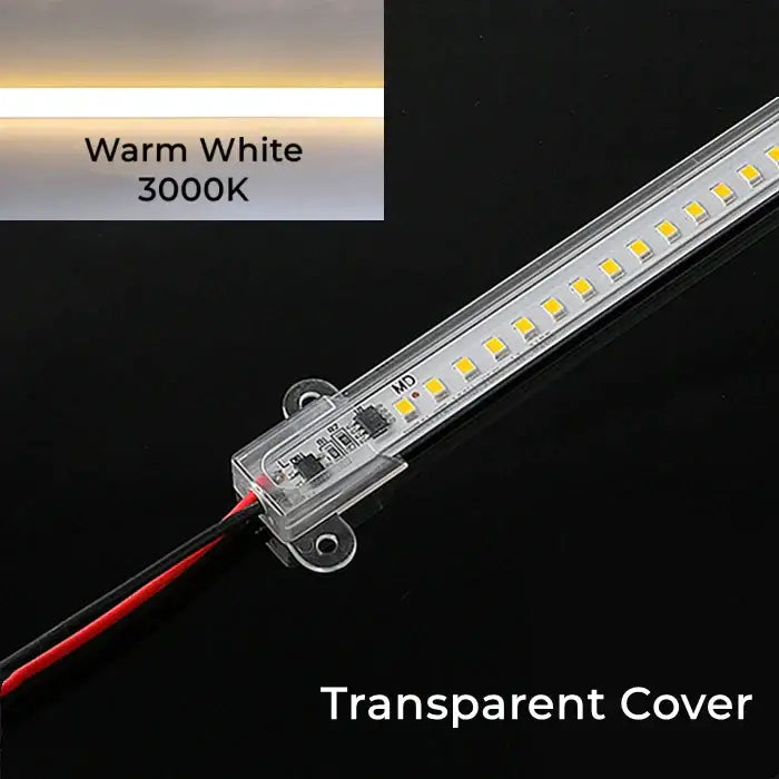 مصباح أنبوبي LED من DecorBites™ SMD2835 بـ 72 لمبة LED إضاءة شريطية لخزانة العرض