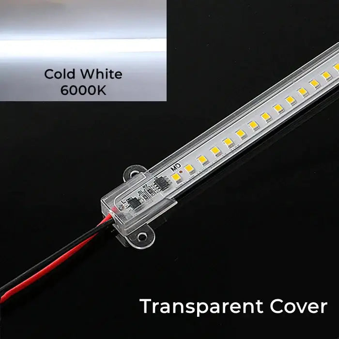 مصباح أنبوبي LED من DecorBites™ SMD2835 بـ 72 لمبة LED إضاءة شريطية لخزانة العرض