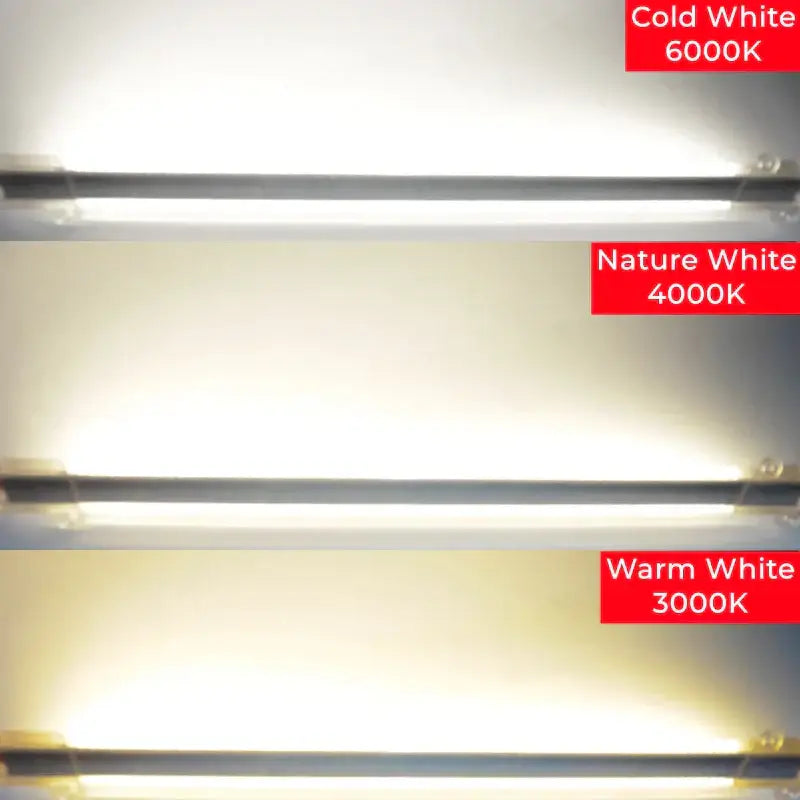 مصباح أنبوبي LED من DecorBites™ SMD2835 بـ 72 لمبة LED إضاءة شريطية لخزانة العرض