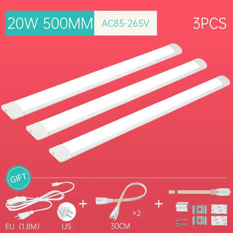 DecorBites™ LED Tube Light Fixture for Home Kitchen Bedroom Cabinet Indoor Lighting