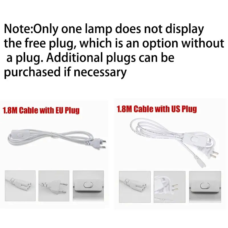 DecorBites™ LED Tube Light Fixture for Home Kitchen Bedroom Cabinet Indoor Lighting