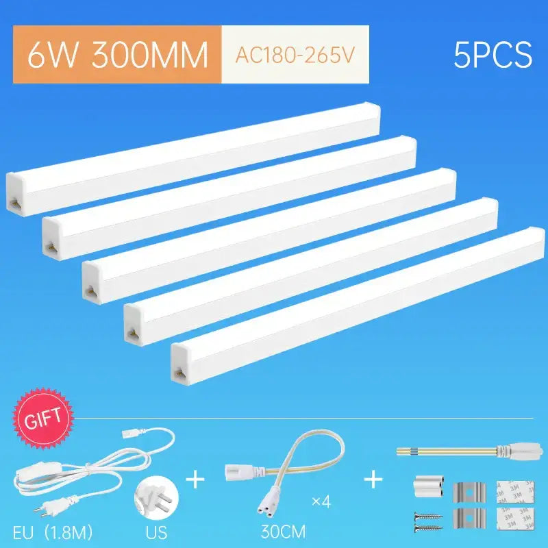 DecorBites™ LED Tube Light Fixture for Home Kitchen Bedroom Cabinet Indoor Lighting