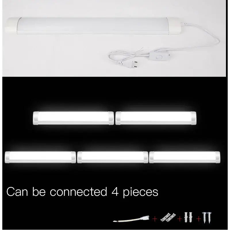 DecorBites™ LED Tube Light Fixture for Home Kitchen Bedroom Cabinet Indoor Lighting