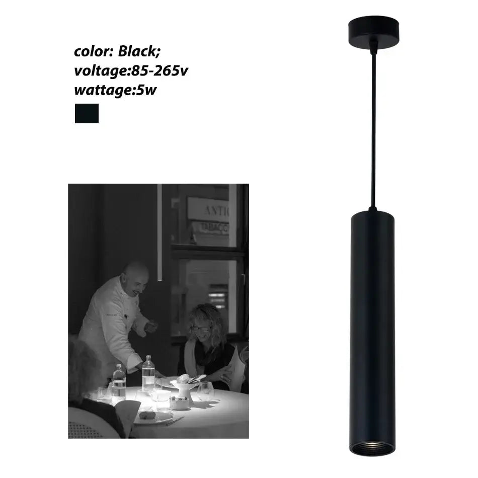 DecorBites™ LED Tube Pendant Light 5W - Kitchen Dining Shop Decor Fixture