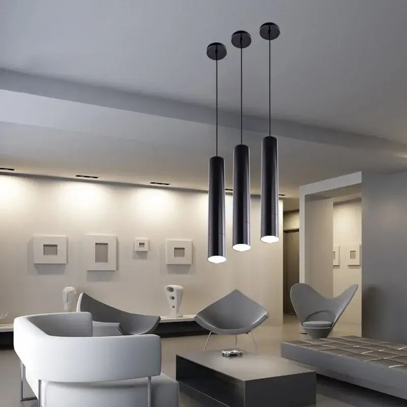 DecorBites™ LED Tube Pendant Lights for Dining Room and Bar - Modern, Nordic Design