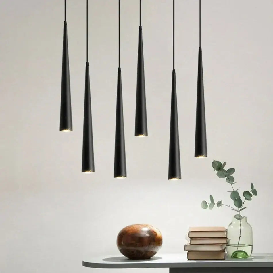 مصابيح LED الأنبوبية المعلقة من DecorBites™ لديكور إضاءة المطبخ وغرفة الطعام والبار
