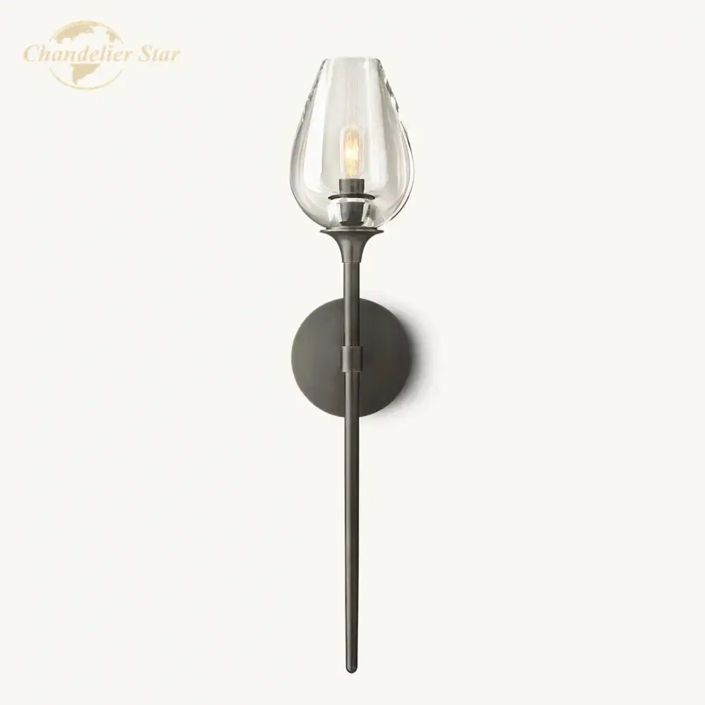 مصباح حائط داخلي LED من DecorBites™ على شكل زهرة التوليب لغرفة النوم والمعيشة