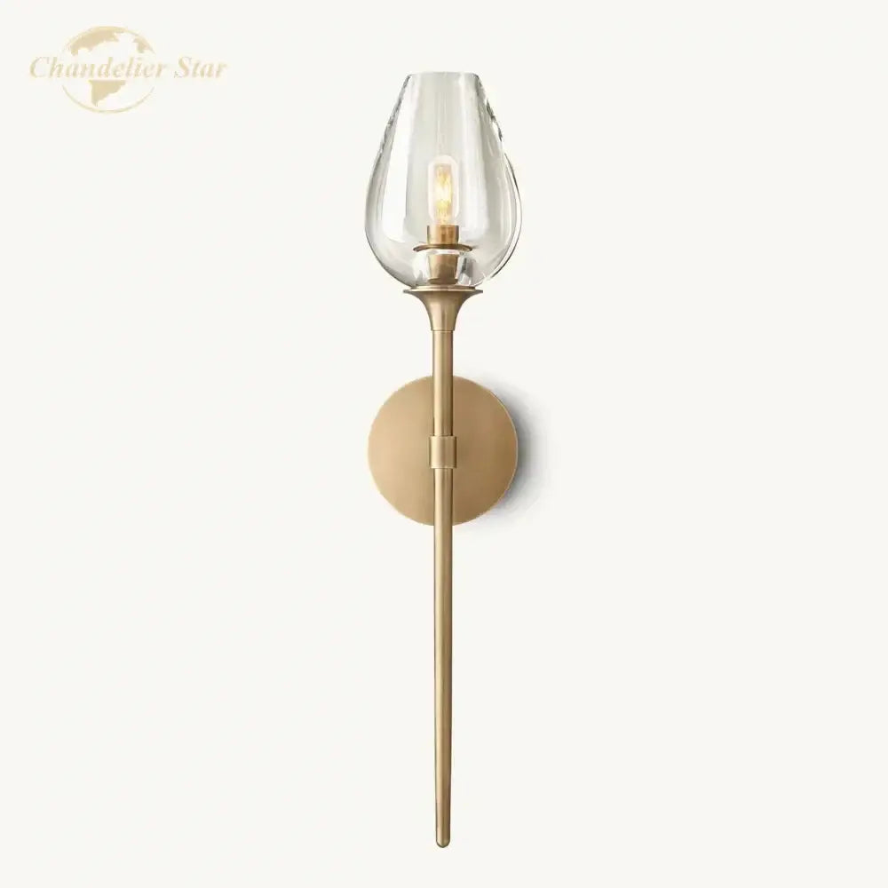 مصباح حائط داخلي LED من DecorBites™ على شكل زهرة التوليب لغرفة النوم والمعيشة
