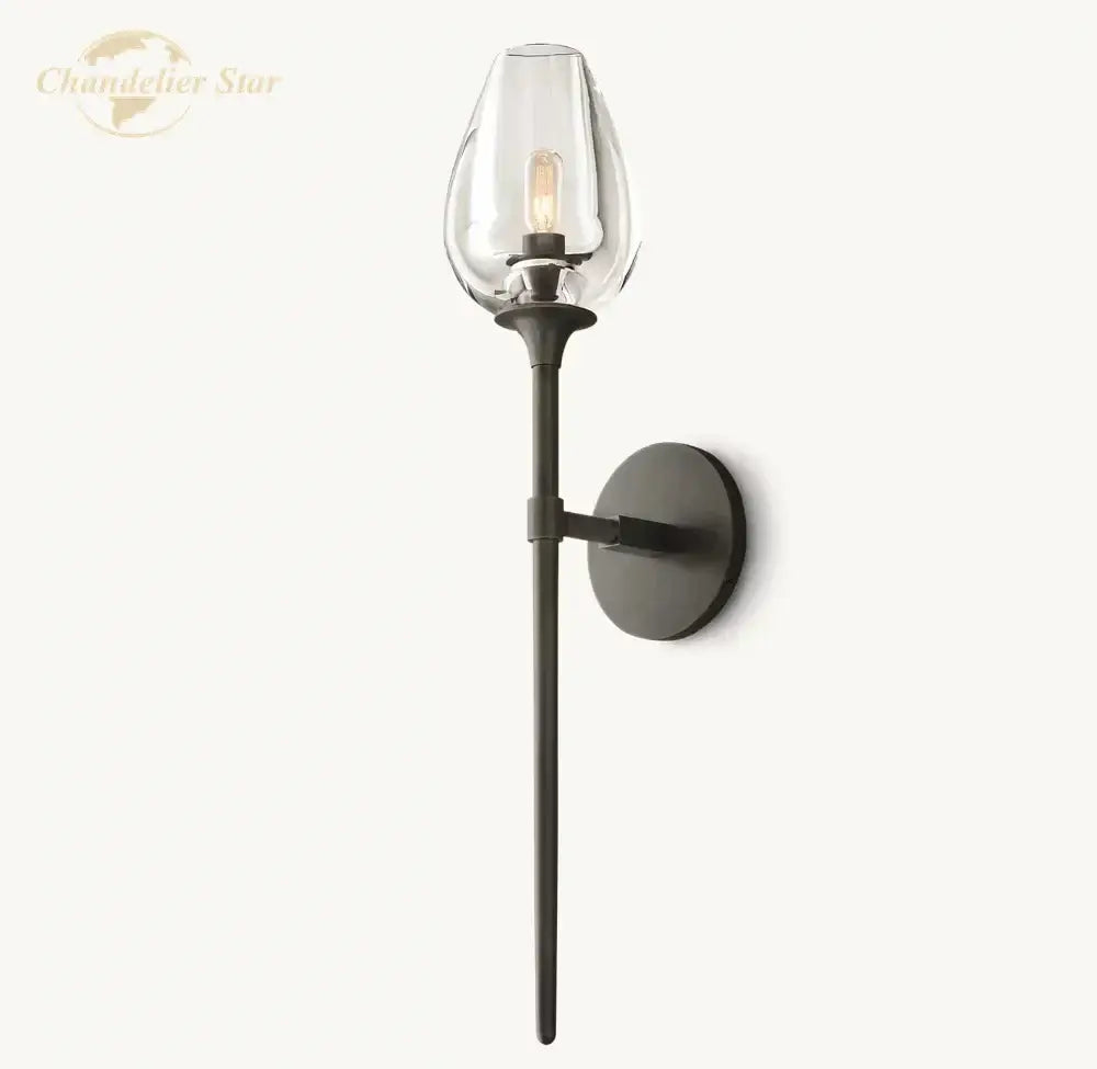 مصباح حائط داخلي LED من DecorBites™ على شكل زهرة التوليب لغرفة النوم والمعيشة