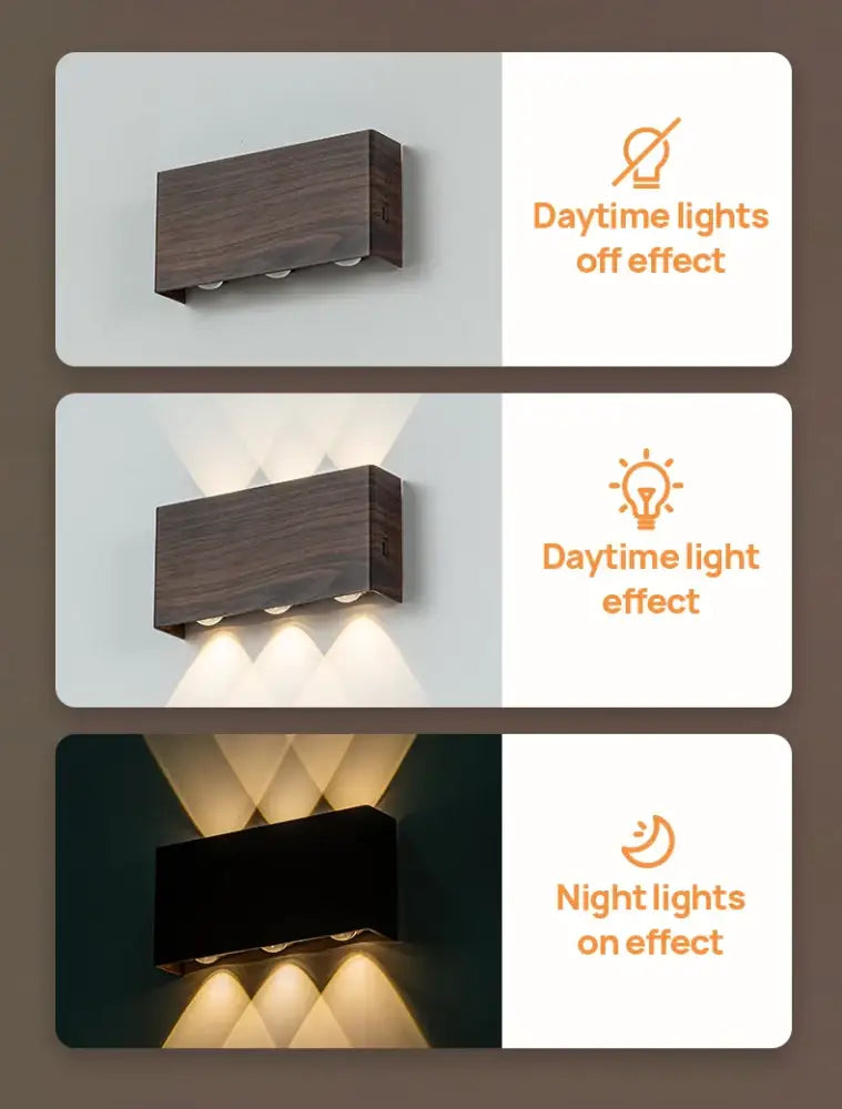 DecorBites™ Led Wall Sconce Battery Operated