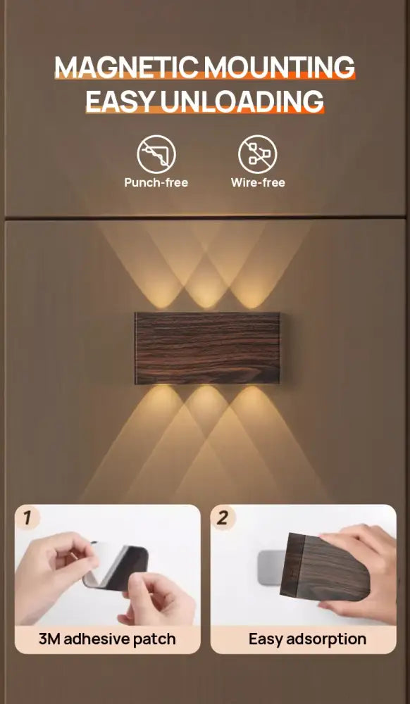 DecorBites™ Led Wall Sconce Battery Operated