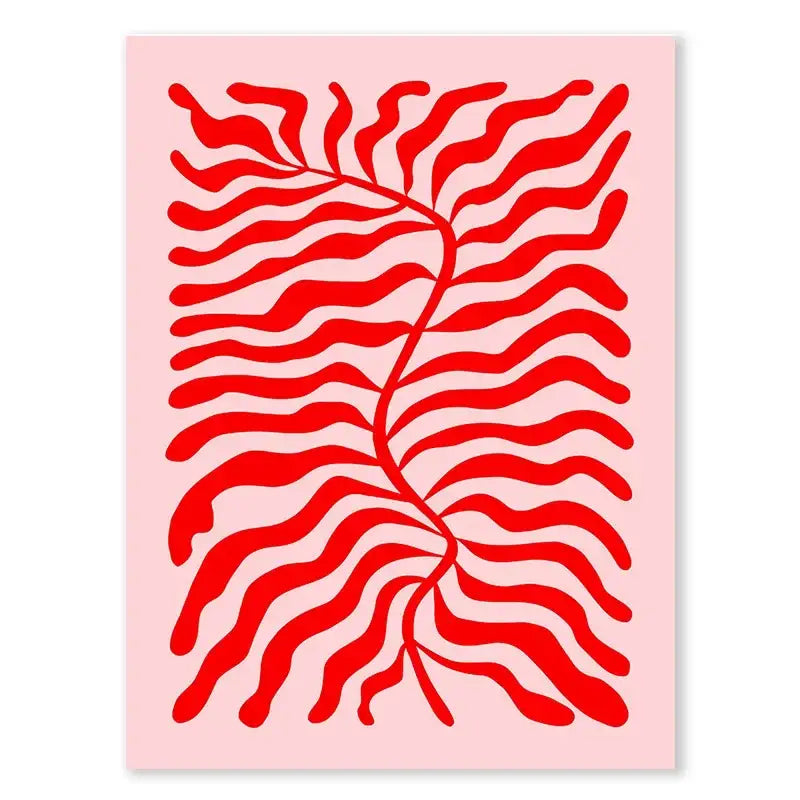 DecorBites™ Leopard Color Block Abstract Canvas Wall Art