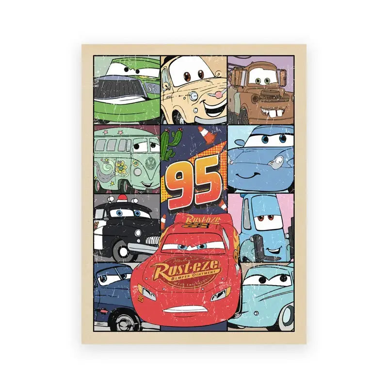 DecorBites™ Lightning McQueen Art Prints - Cars Movie Theme