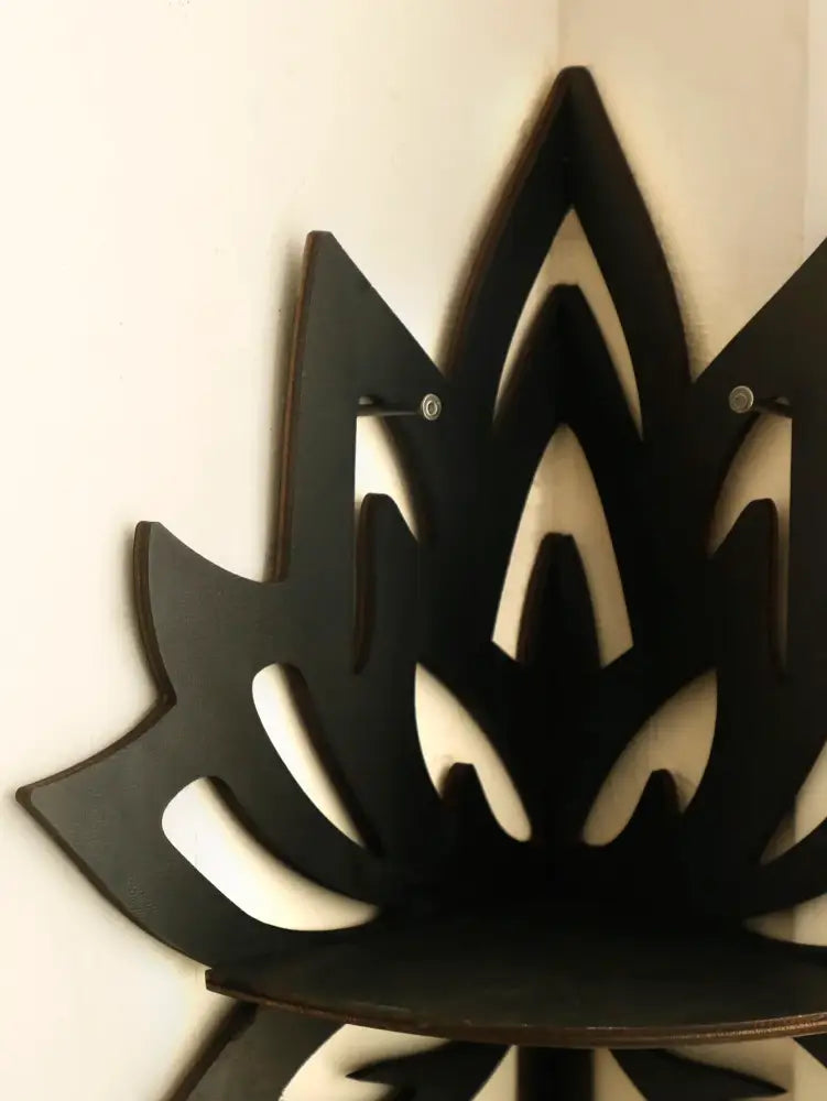 DecorBites™ Lotus Floating Wall Shelf - Multi-Style Home Decor
