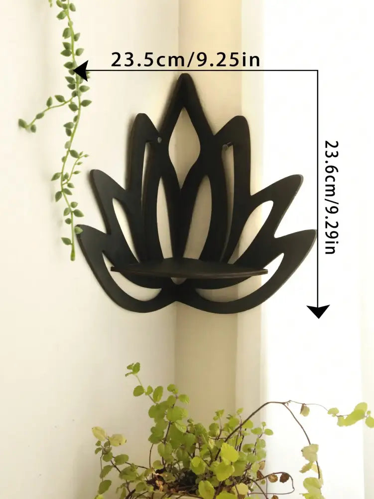 DecorBites™ Lotus Floating Wall Shelf - Multi-Style Home Decor
