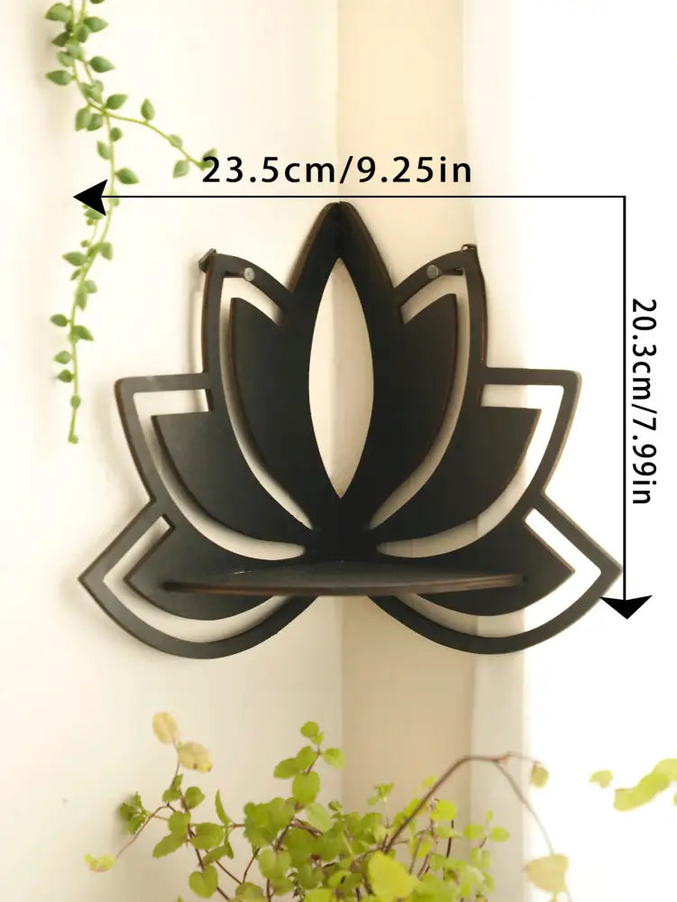 DecorBites™ Lotus Floating Wall Shelf - Multi-Style Home Decor