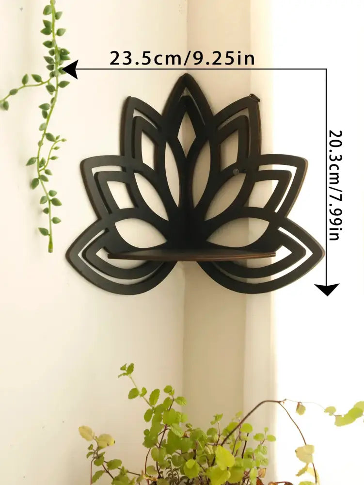 DecorBites™ Lotus Floating Wall Shelf - Multi-Style Home Decor